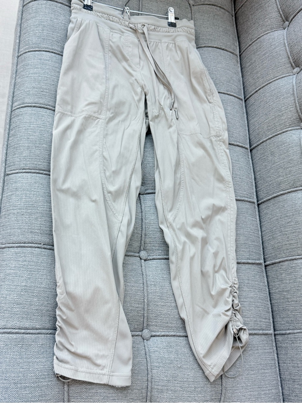 lululemon athletica Men's Light Beige Drawstring Jogger Pants